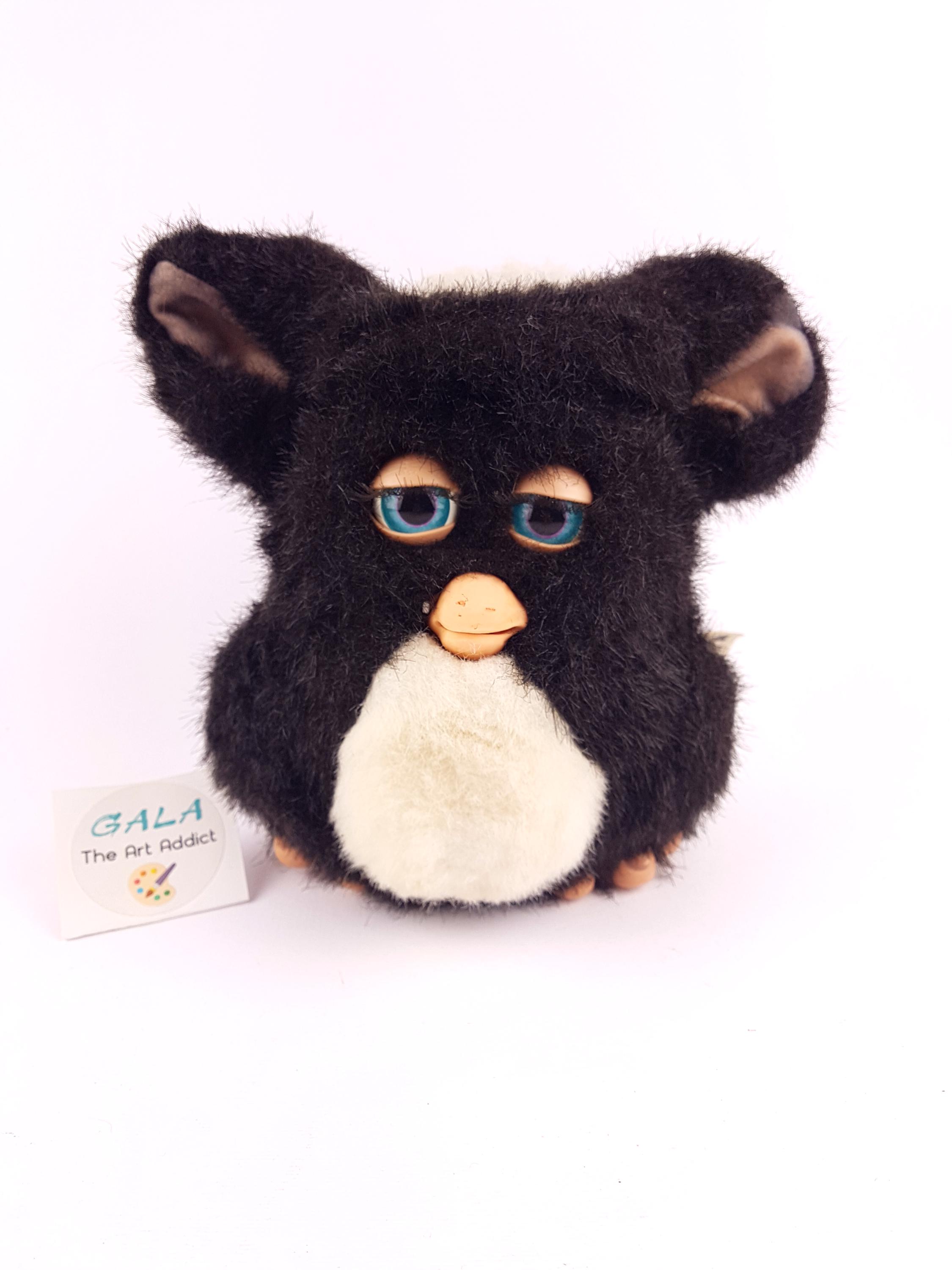 Furby Charcoal 2005 NO FUNCIONA (Sin tapa de batería) Raro Blanco