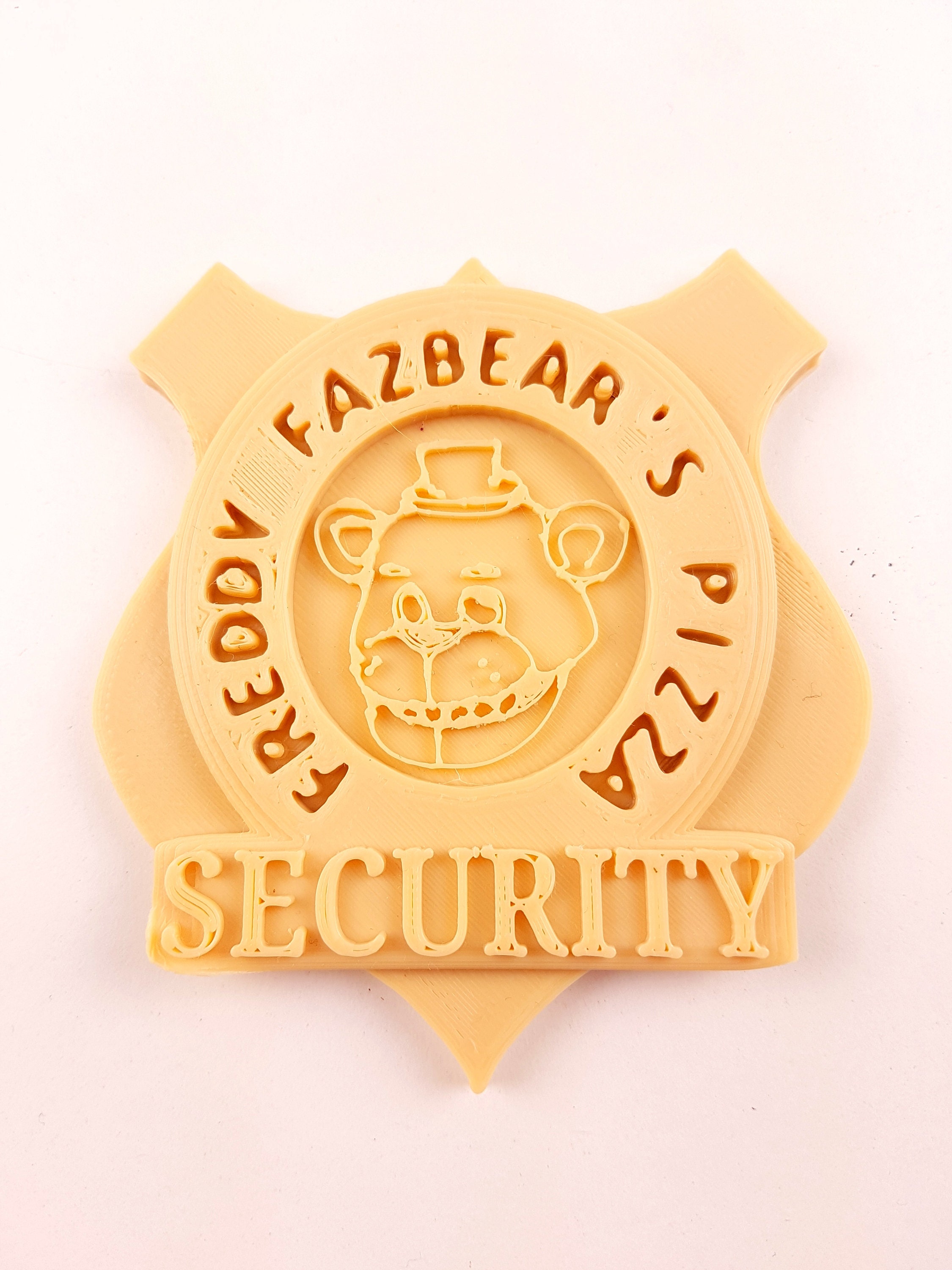 Fnaf Security Guard Badge 3D Printed Prop Real Life Size Hand - Etsy Israel