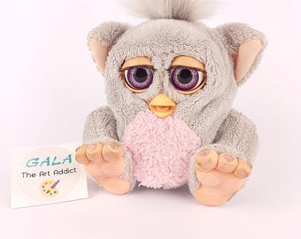 Funky Furby With Box and Spoon 2006 WORKING (faulty, Read