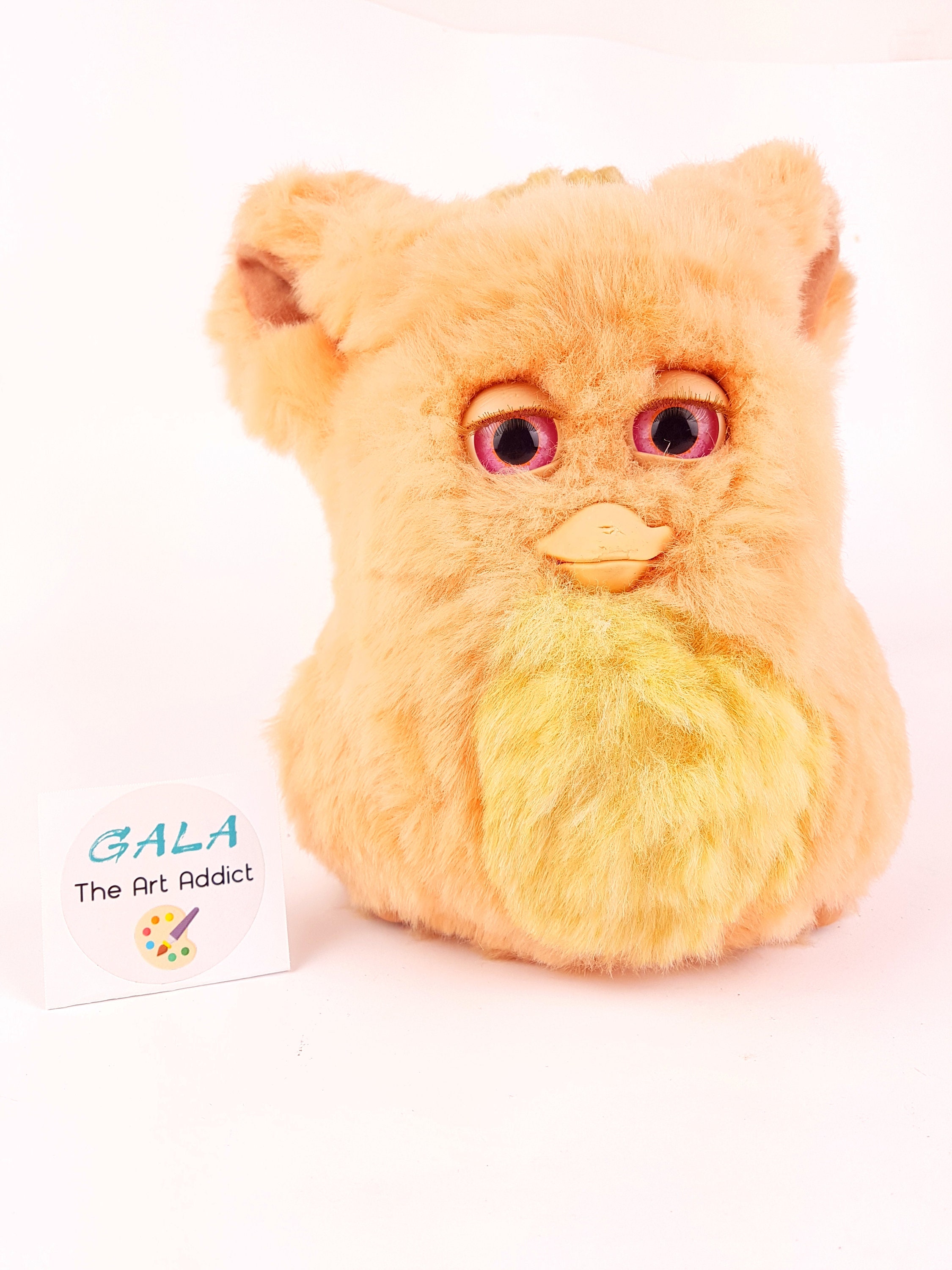 送料無料 いくらから Mango Furby 2005 With PINK Eyes NOT WORKING Orange Tropical その他