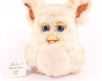 Furby Sleepy Pink 2005 WORKING Rare Gray and Pink ファービ