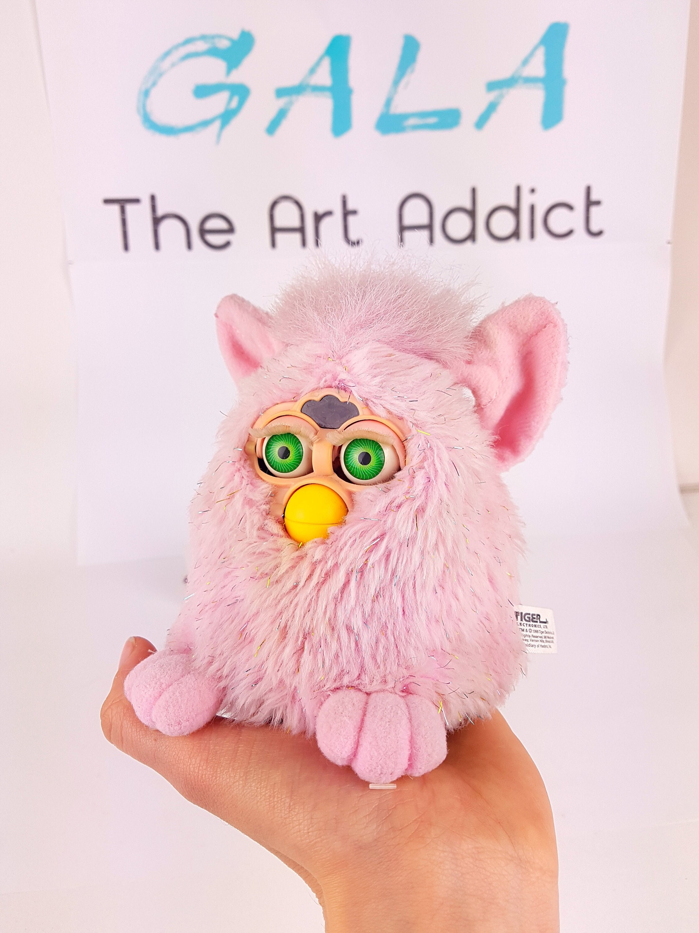 Furby Baby Crystal Pink WORKING NO SOUND Ultra Rare Special Limited Edition  With Neon Green Eyes ファービ Old 1998 Furbies English Edition - Etsy