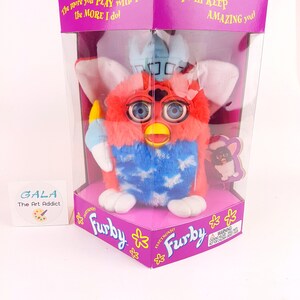 Furby Patriotic With Box Working but NO SOUND Very RARE Special