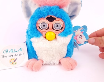 Furby Baby Flower Bud Very Rare With Tag and Silver Eyes