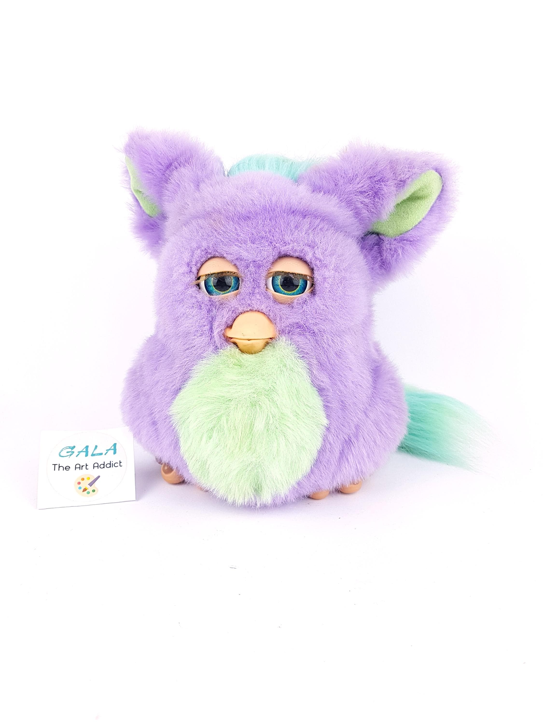 ファンキーファービー パープル × グリーン Funky Furby 2006 WORKING (faulty, LOW VOICE) Purple and Green