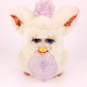 【レア】ファービー2 sleepy purple 2005年　レトロ ファービー2 スリーピーパープル ホワイトxラベンダー 不可動 – ROBOTROBOT