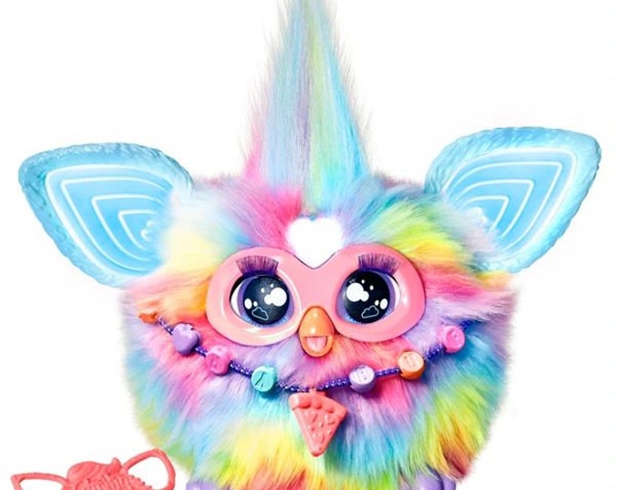 New Furby 2023 Tie Dye European Limited Edition Smyths NIB New in Sealed Box ファービ Latest Release