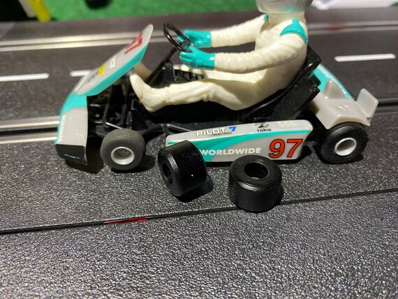 Scalextric Racing Kart, Super Kart Rear Tires (1 Pair, Size