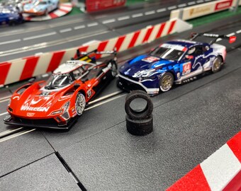 Scalextric Cadillac V-Series.R, Ford Mustang GT3 Rear Tires (1 Pair, Size 210x105x150/55-11)