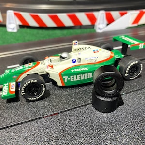 Scalextric Dallara Indy Car Rear Tires (1 Pair, Size 220x125x124/25-11)