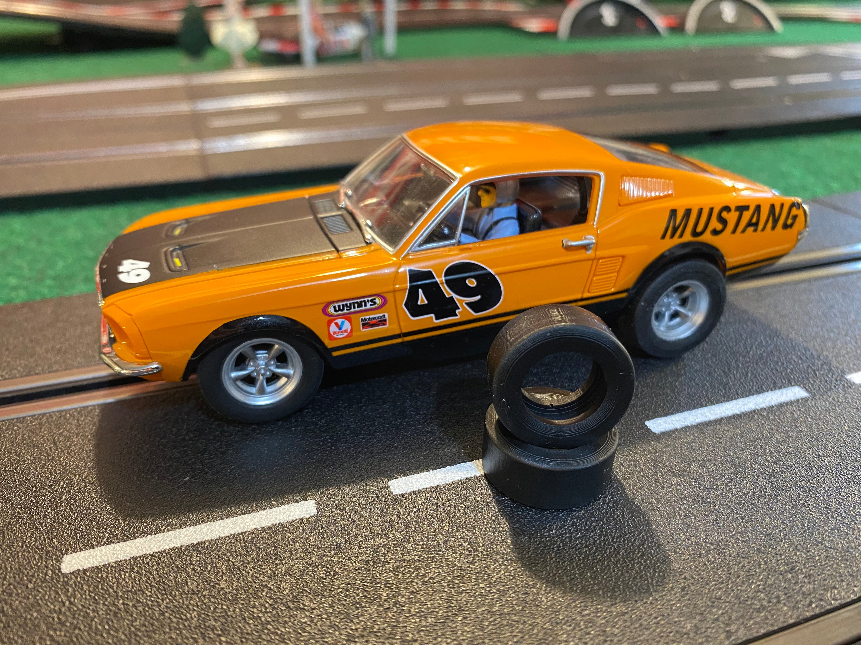 Carrera Ford Mustang GT ('67 Fastback) Rear Tires (1 Pair) - Etsy