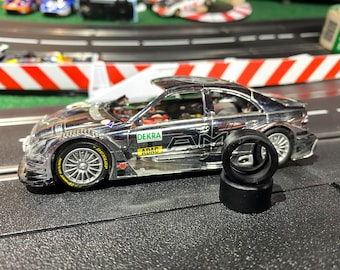 Carrera Audi A4, Mercedes C-Klasse DTM Tires (1 Pair, Size 205x100x155/50-11)