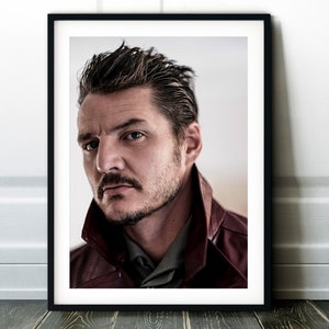 Pedro Pascal Print Poster Movies Series