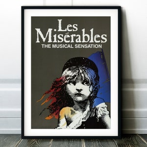 Les Misérables Musical Print Poster