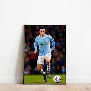 Affiche de football Phil Foden MCFC Poster