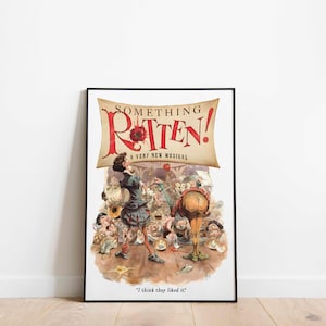 Something Rotten! Musical Theatre Print Poster