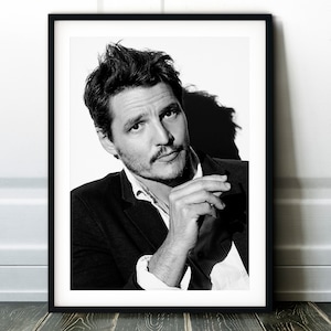 Pedro Pascal Print Poster Movies Series