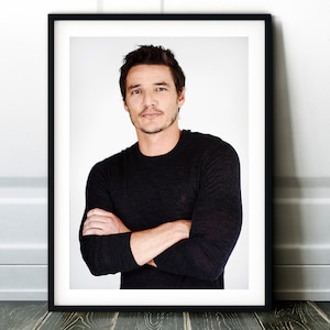 Pedro Pascal Print Poster Movies Series