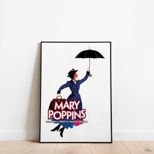 Mary Poppins Musical Theatre Print Poster