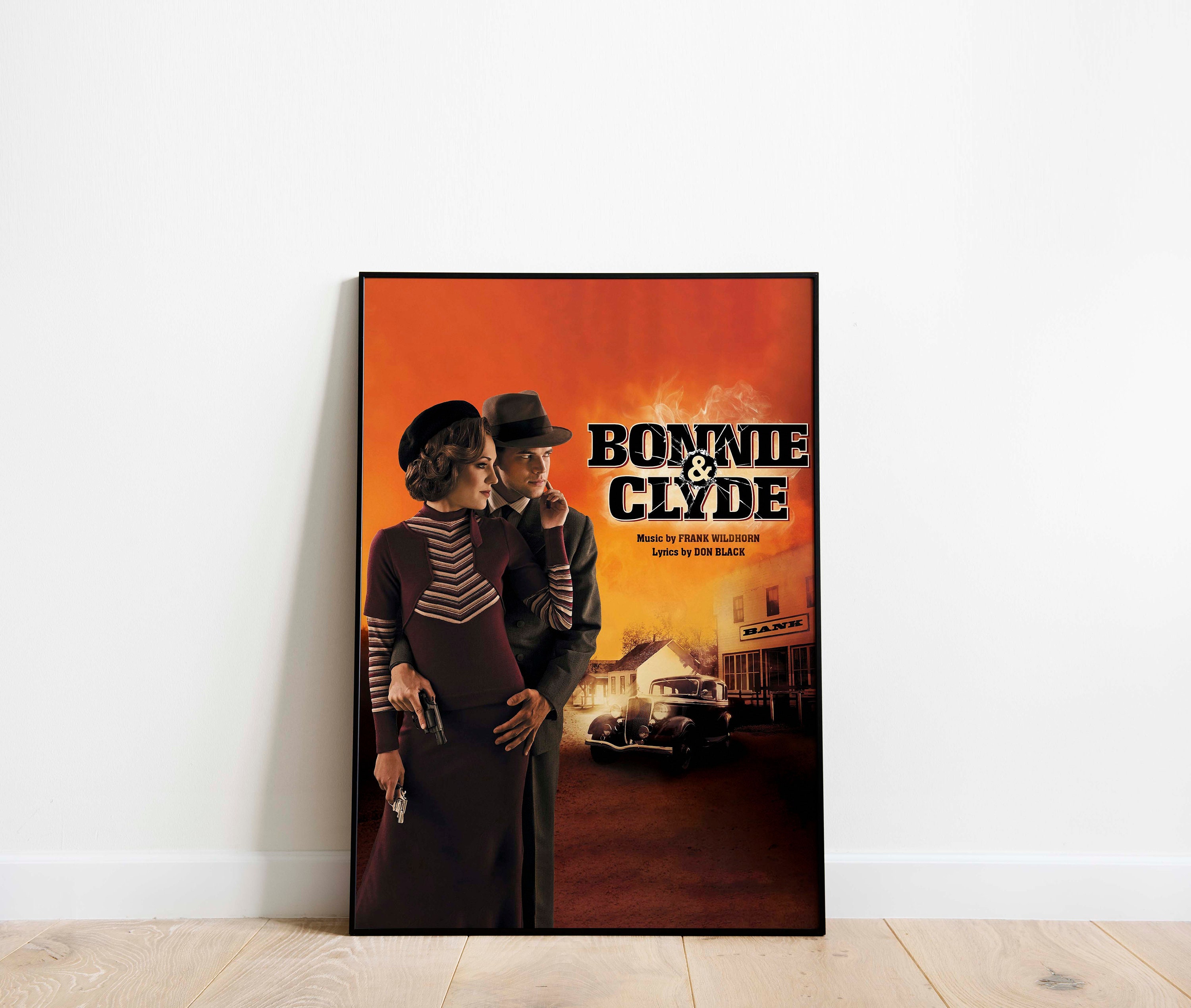 Bonnie and Clyde Musical Print Etsy