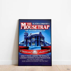 The Mousetrap Musical Theatre Print Poster