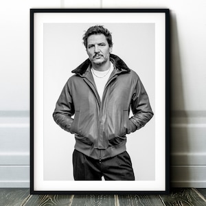 Pedro Pascal Print Poster Movies Series Poster