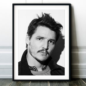 Pedro Pascal Print Poster Movies Series