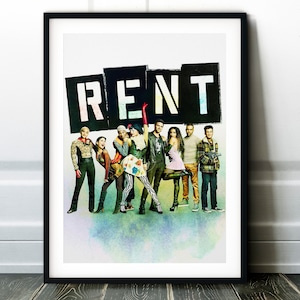 Rent Musical Print Poster