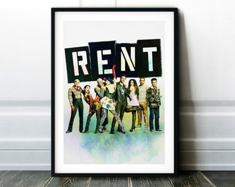 Rent Musical Print