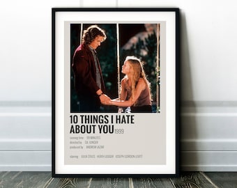 10 Things I hate About You Movie Print Poster