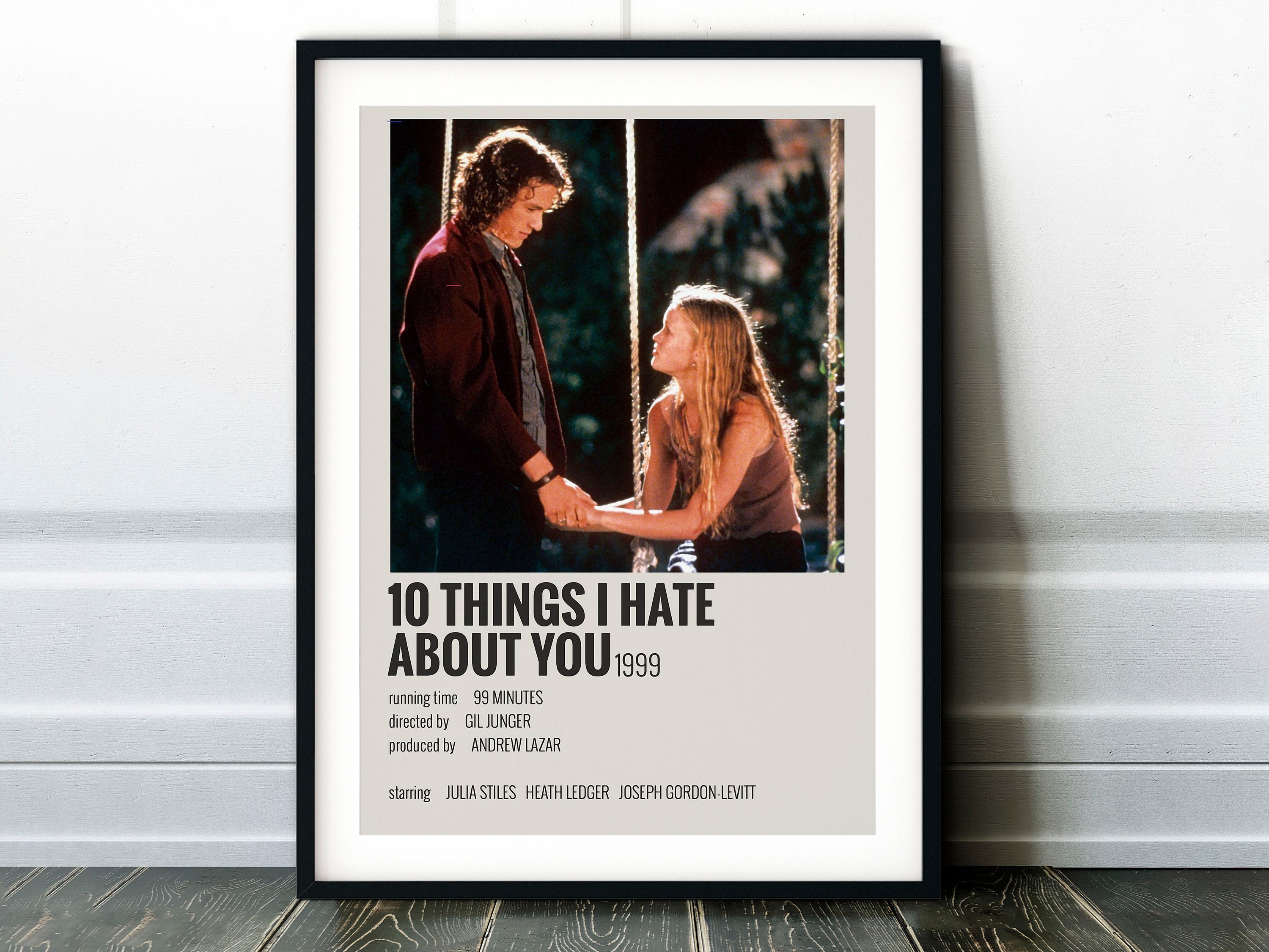 10 Thing I Hate About You Movie Poster - Movie Poster sold by César