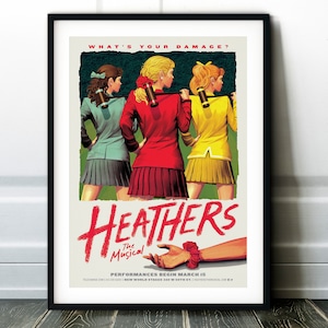 Heathers Musical Print Poster