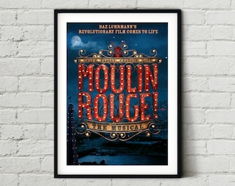 Moulin Rouge Musical Print Poster