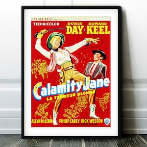 Calamity Jane Movie - Doris Day Print Poster
