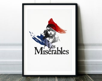 Les Misérables Musical Print