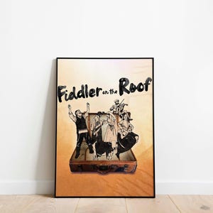 Fiddler on the Roof Musical Theatre Print Poster