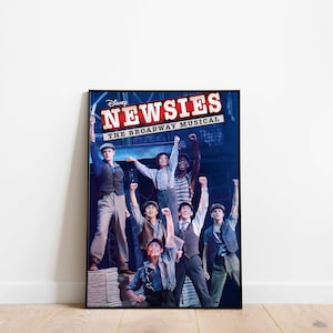 Impressão de teatro musical Newsies