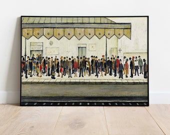 LS Lowry - The Railway - 1953 Print