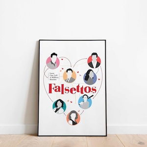 Falsettos Musical Theatre Print Poster