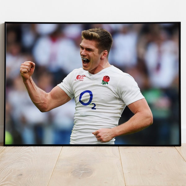 Owen Farrell Angleterre Rugby Six Nations Affiche