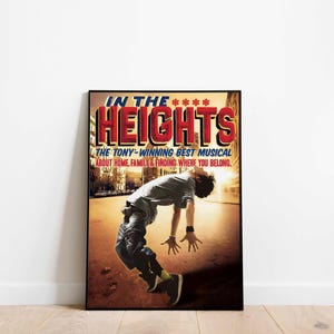 In The Heights Musical Theatre Print Poster