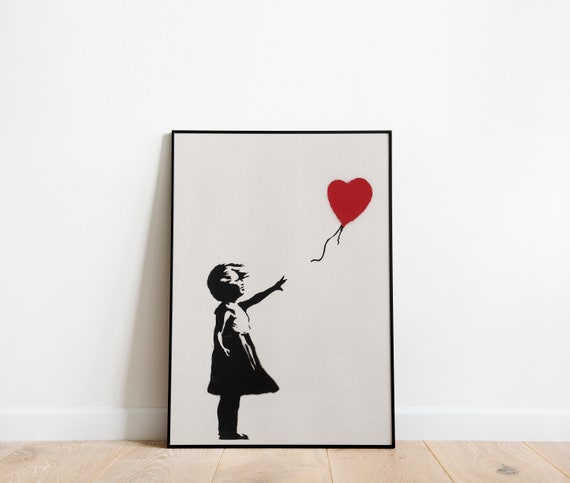 Balloon Girl, Banksy 2002 Print Poster - Etsy