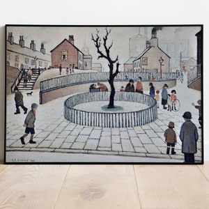 LS Lowry - Industrial Landscape- 1931 Print