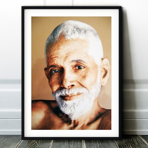 Ramana Maharshi Print Poster