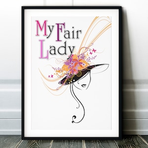My Fair Lady Musical Print