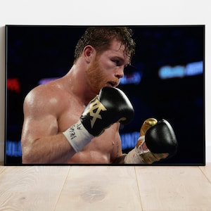 Saul Canelo Alvarez Boxer Print Poster