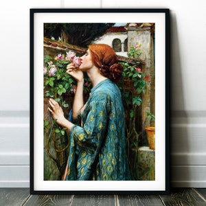 John William Waterhouse - The Soul of the Rose (1908) Print Poster