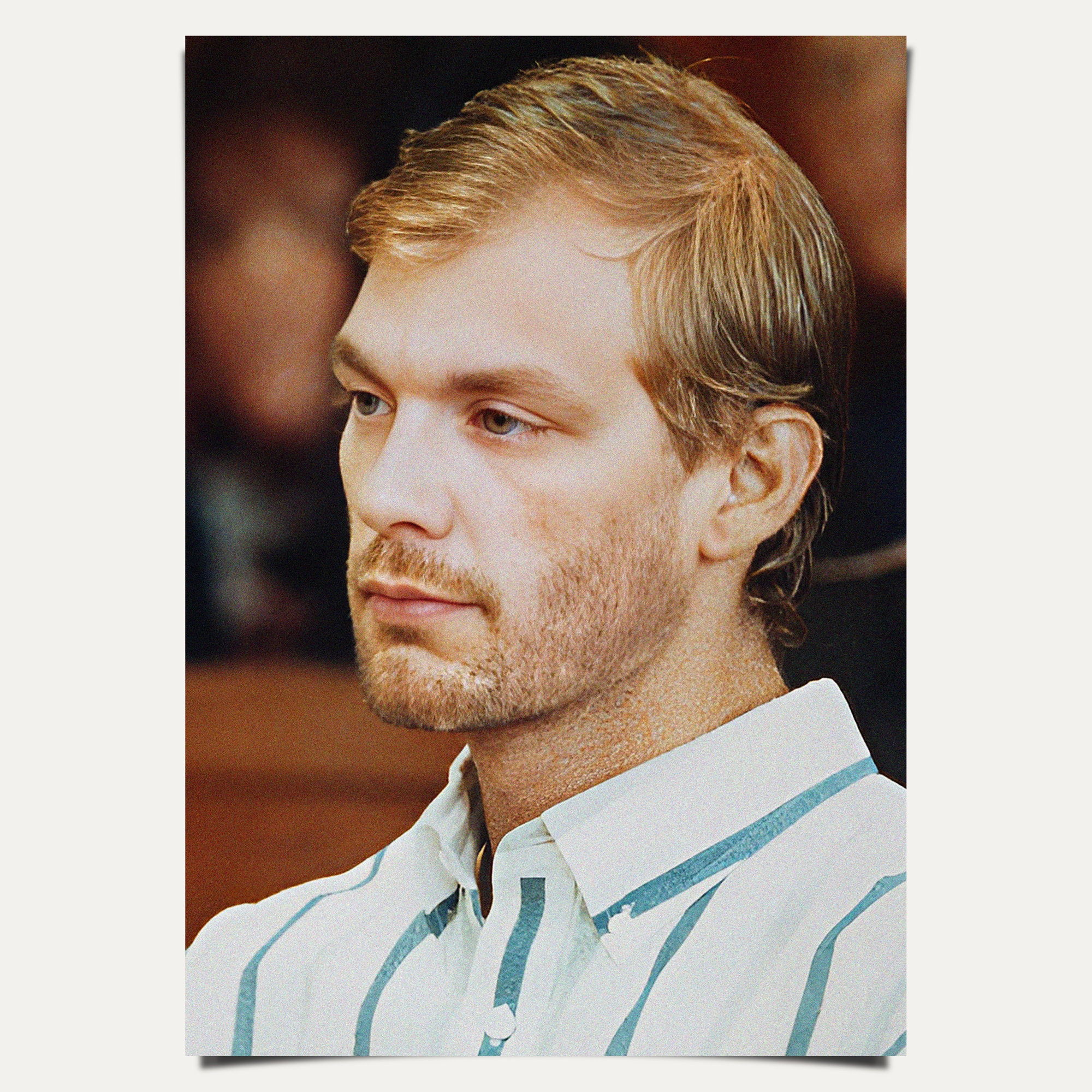 ジェフリー・ダーマー、1991 年法廷裁判写真、連続殺人犯アート