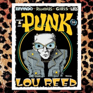 Punk Magazine, Issue One cover, 1976 Fanzine, Ramones, Lou Reed, CBGB, Art Print - 10x8&quot; Size