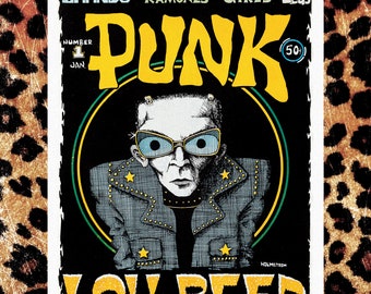 Punk Magazine, Issue One Cover, 1976 Fanzine, Ramones, Lou